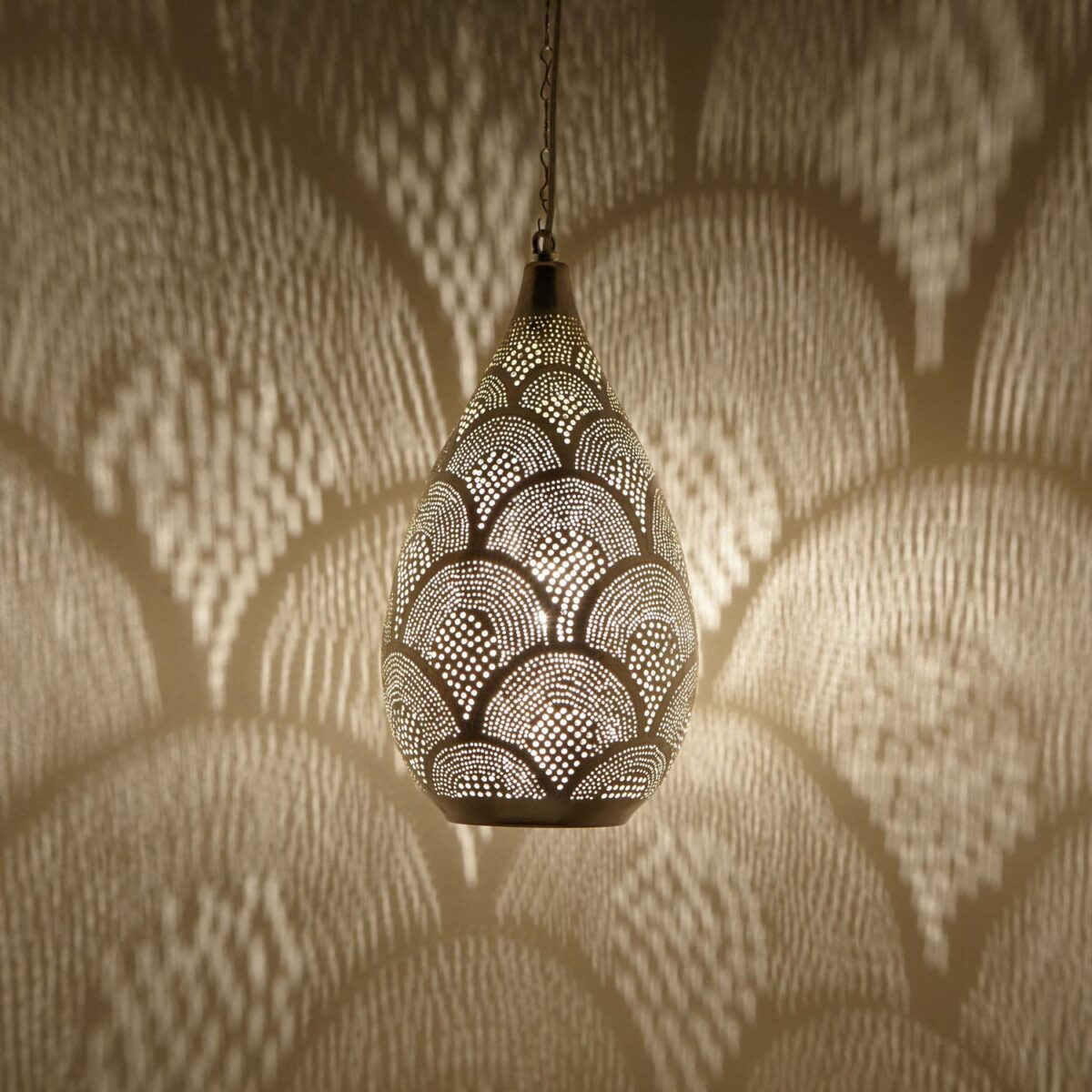 Moroccan Brass Chandelier - Simple decoration - Image 2