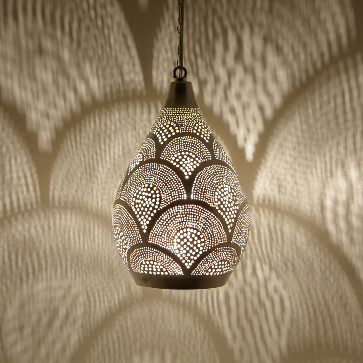 Moroccan Brass Chandelier - Simple decoration - Image 1