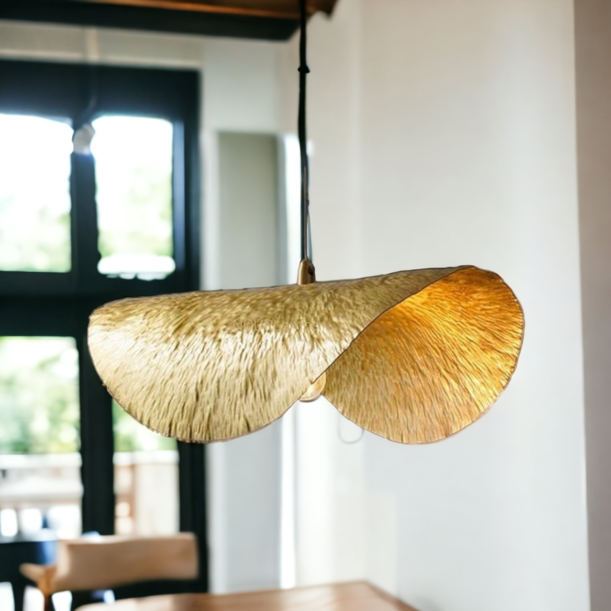 Hammered Brass Dome Light - Image 5