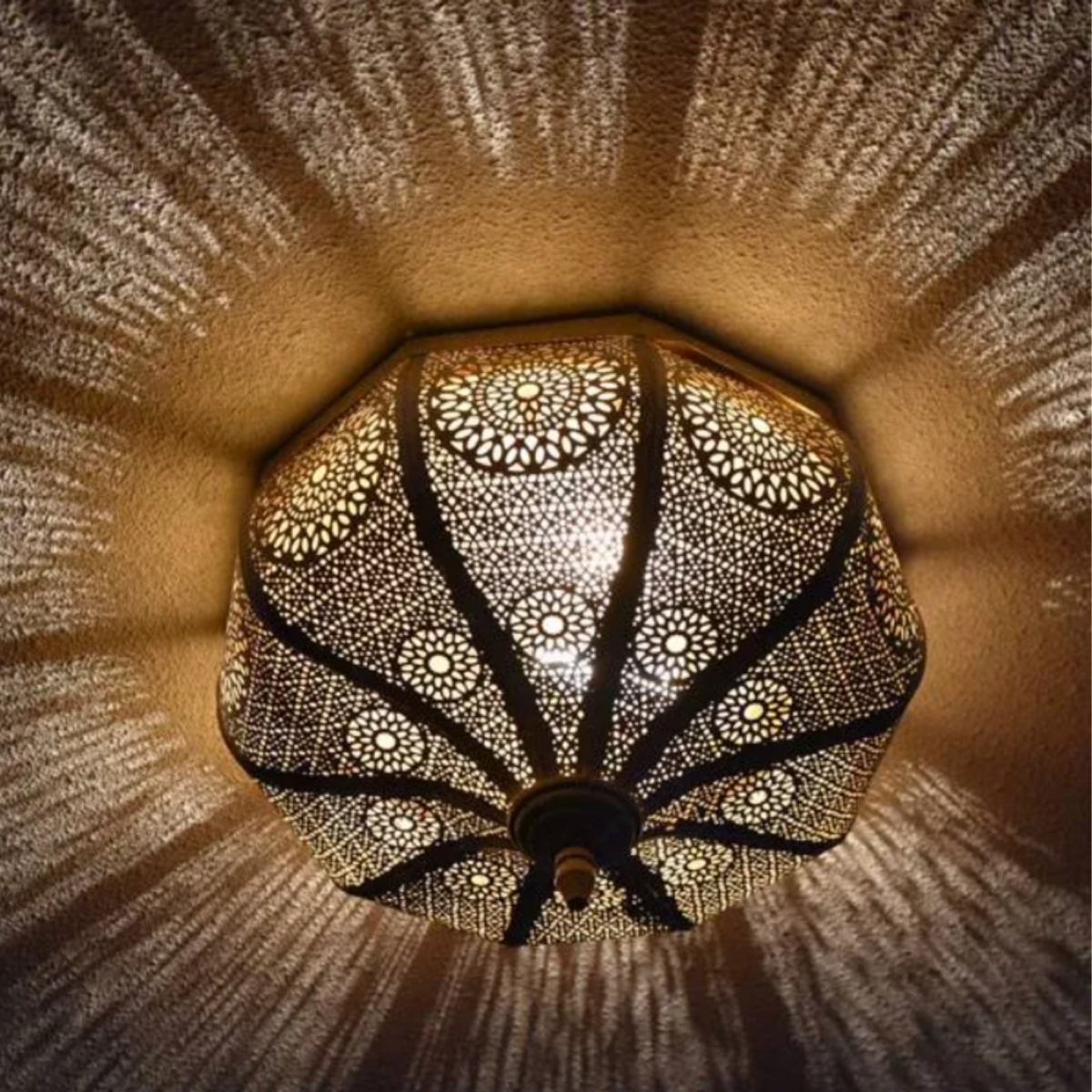 Handmade Flush Ceiling Light - Image 1